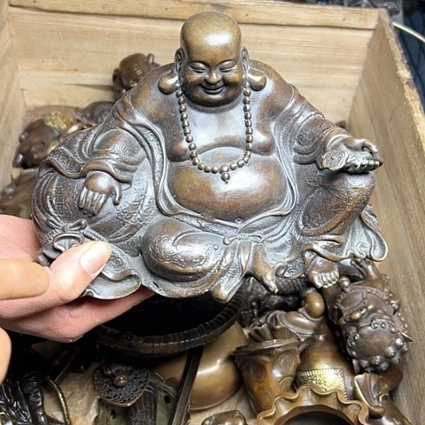 铜制工艺把玩摆件