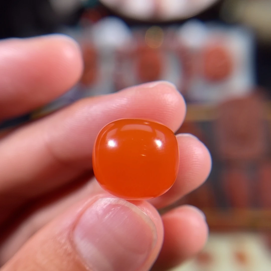 南红玛瑙未镶嵌老型珠14.1