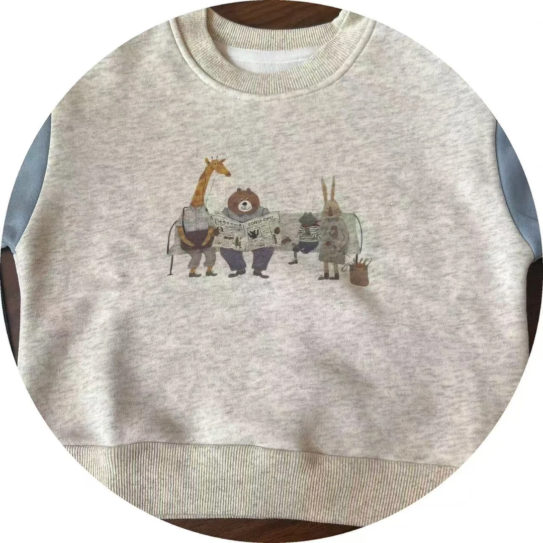 贝心儿童加绒卫衣