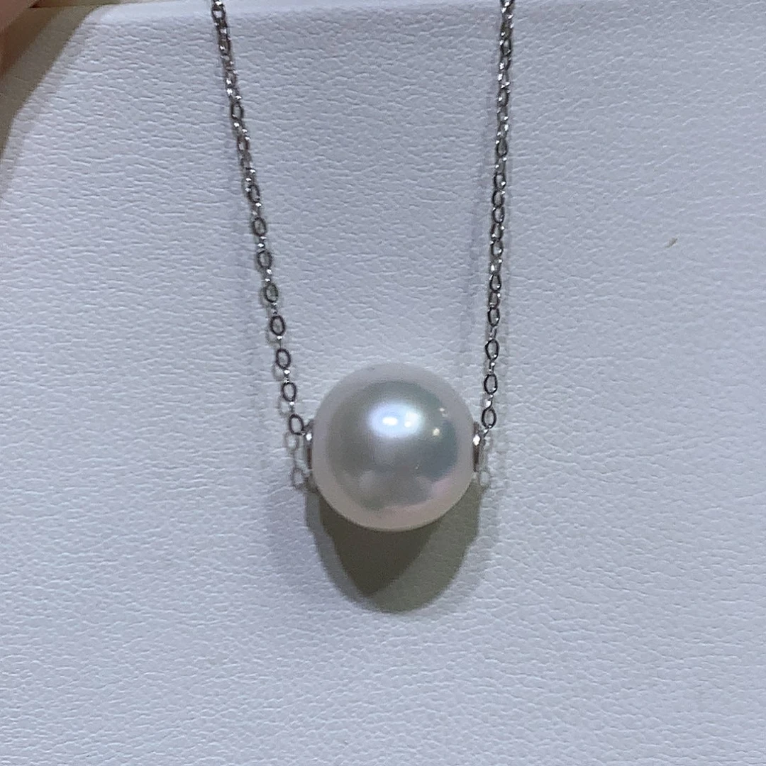 淡水珍珠颈饰银S925镶嵌