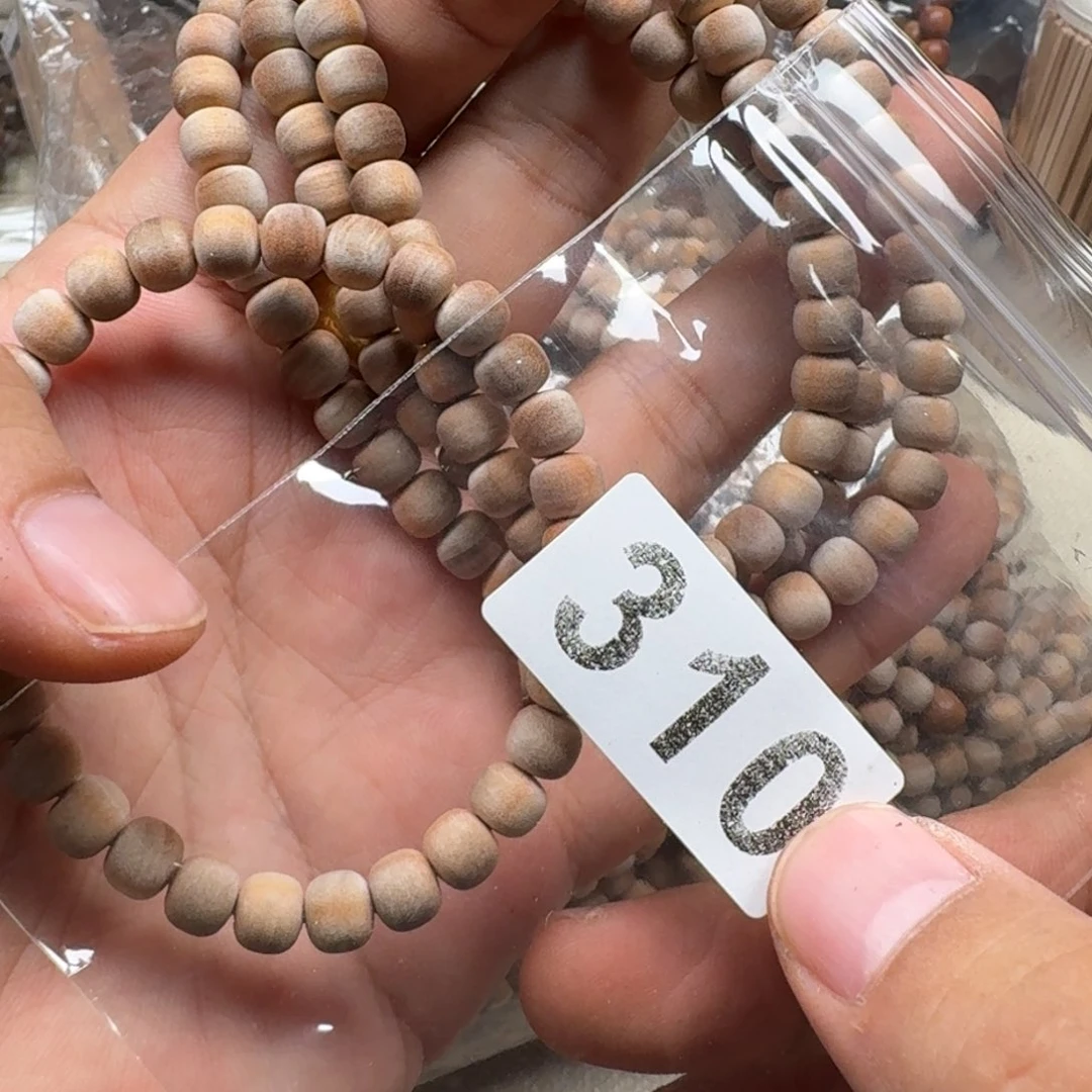 檀香木手串/手链粗磨麝香韵迈索尔6×7