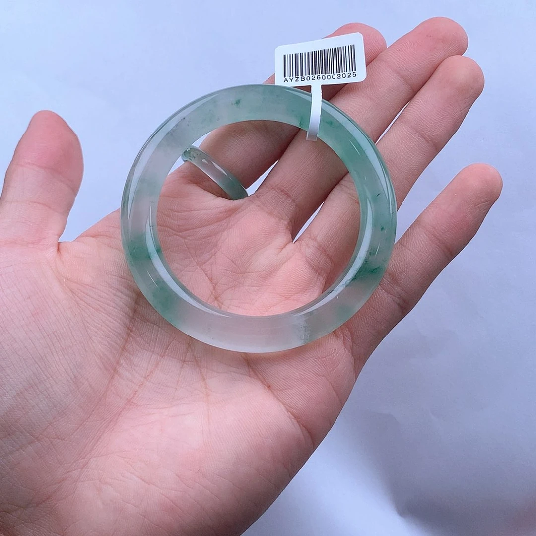 未镶嵌手镯石英质玉（非洲翠）26号53-54