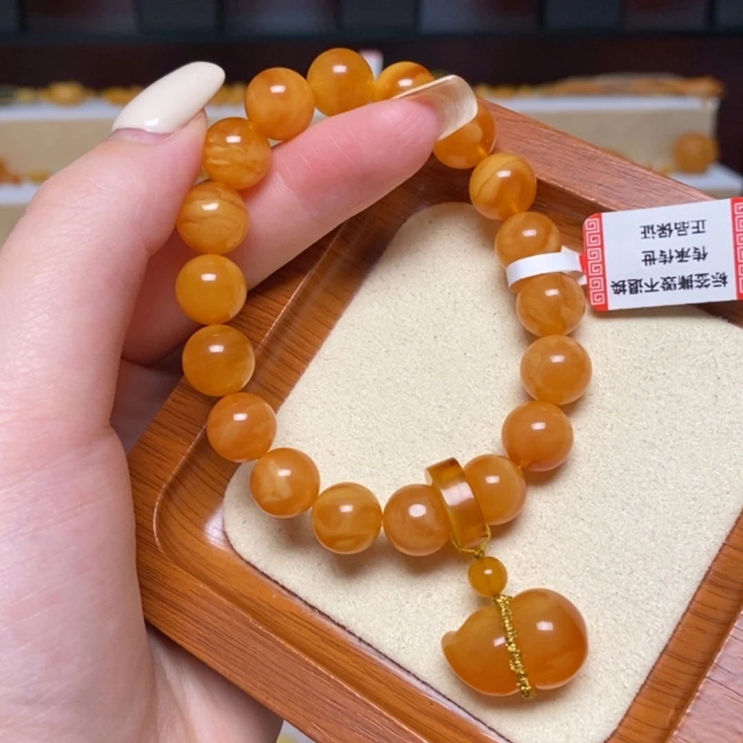 【闪购商品】未镶嵌蜜蜡手链手串