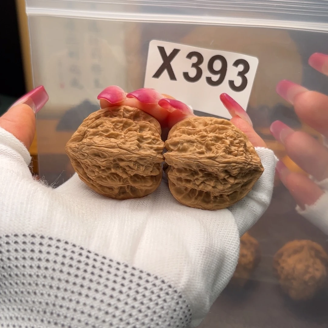 文玩核桃把件37左右火焰x 393