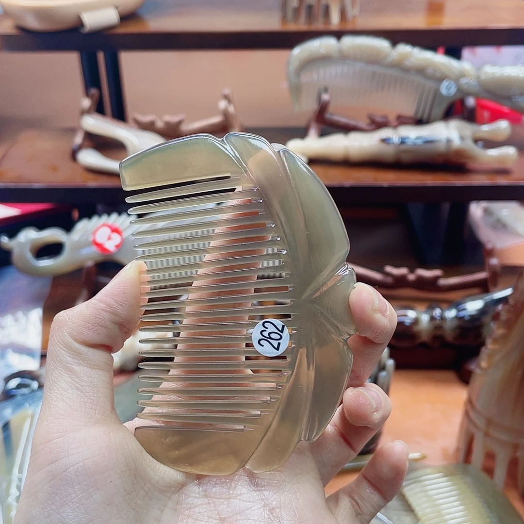 纯手工制作牛角梳262