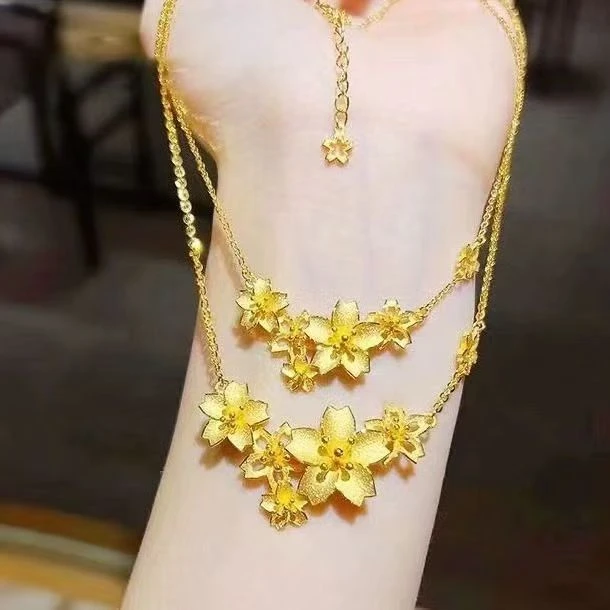 合金项链 【三生花项链】