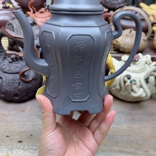 茶壶紫砂翻*皮紫砂茶具礼盒