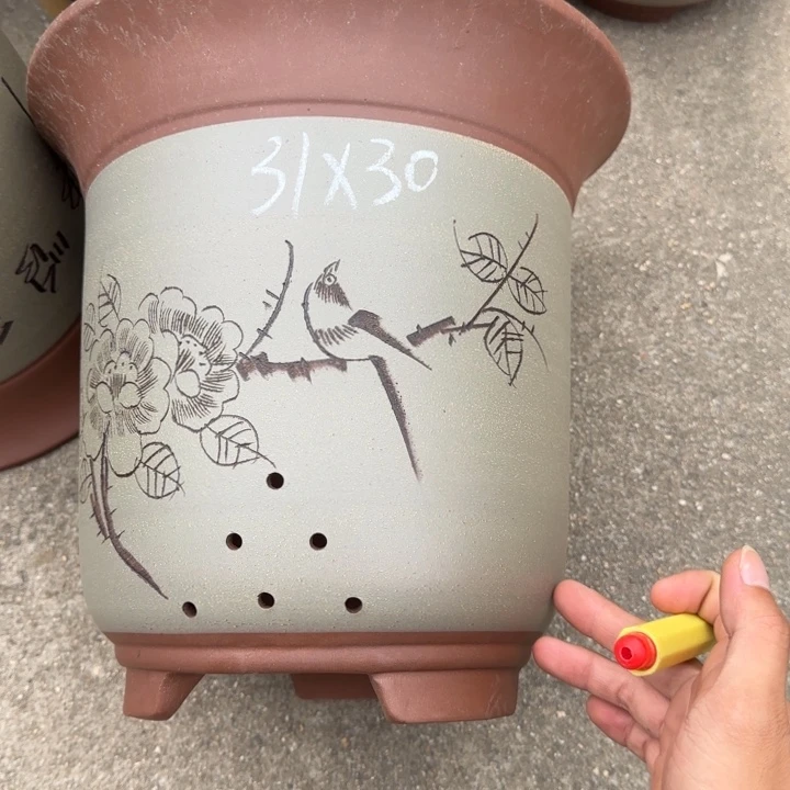 紫砂花盆特价商品