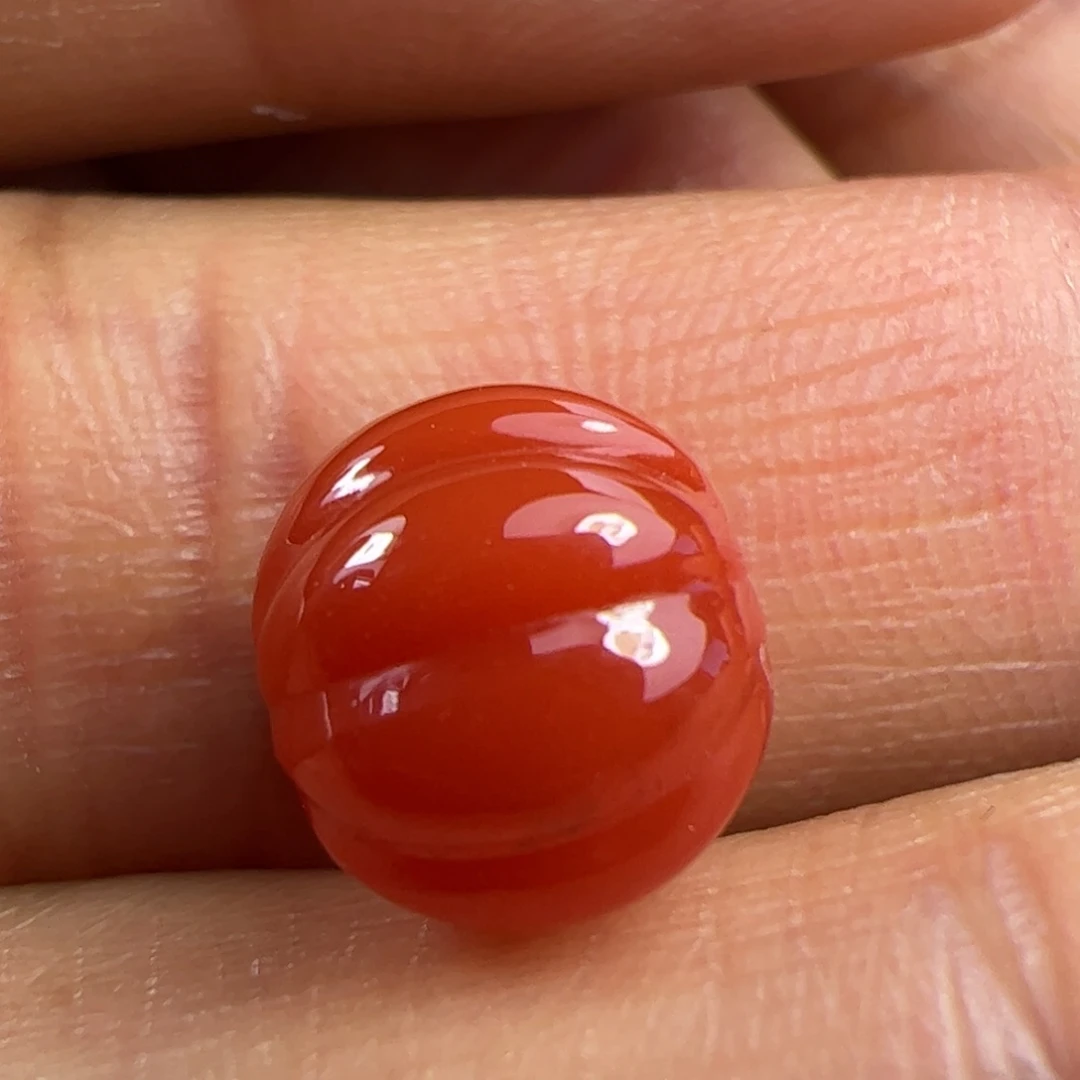 未镶嵌瓜珠南红玛瑙