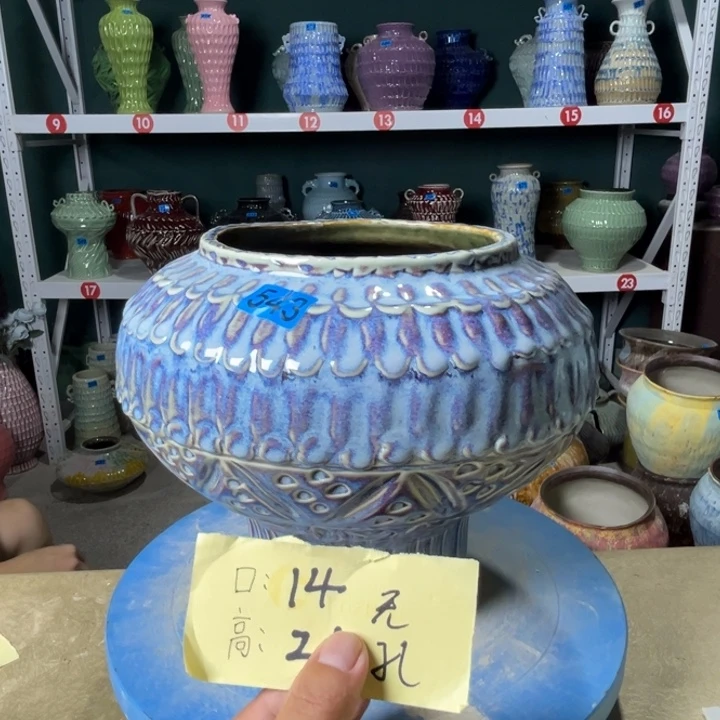 景德镇陶瓷花盆花器543
