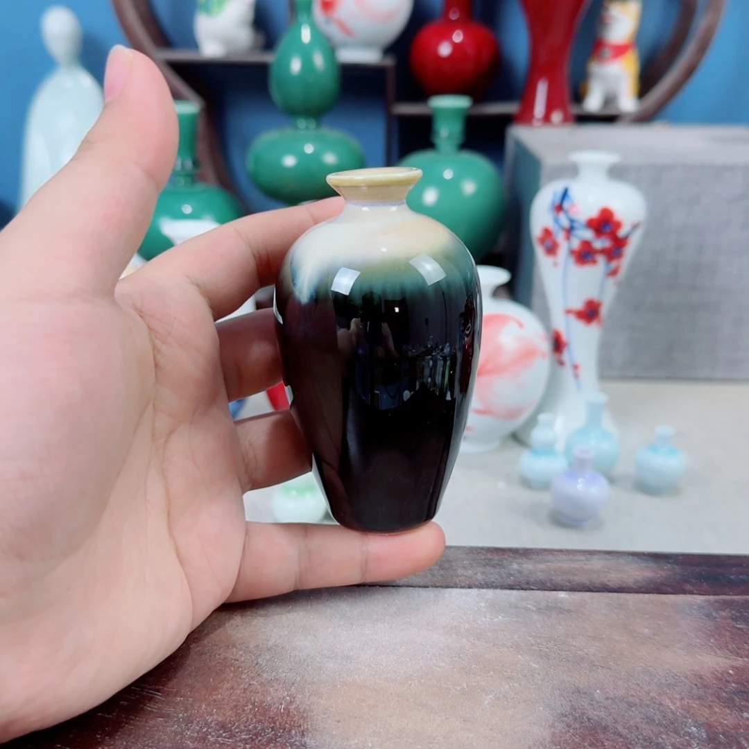 陶瓷手工小花器摆件