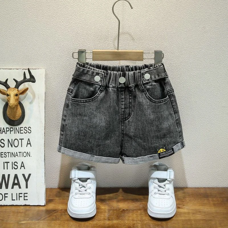 新品巴拉爆款女童牛仔短裤2025网纱裙新款韩版儿童洋气百搭热裤