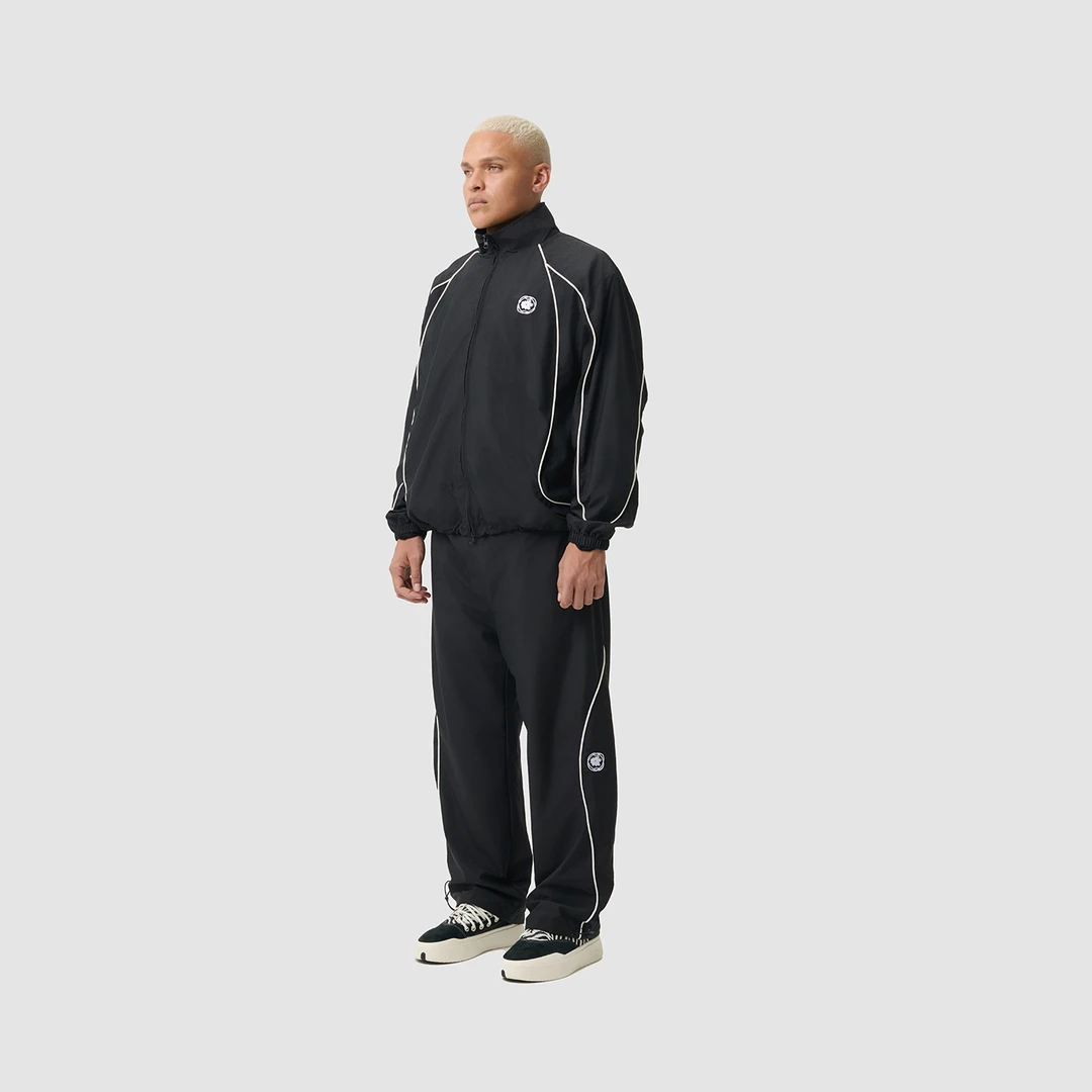 PROCITY复古拼接训练套装情侣外套休闲运动长裤跑步健身服运动服
