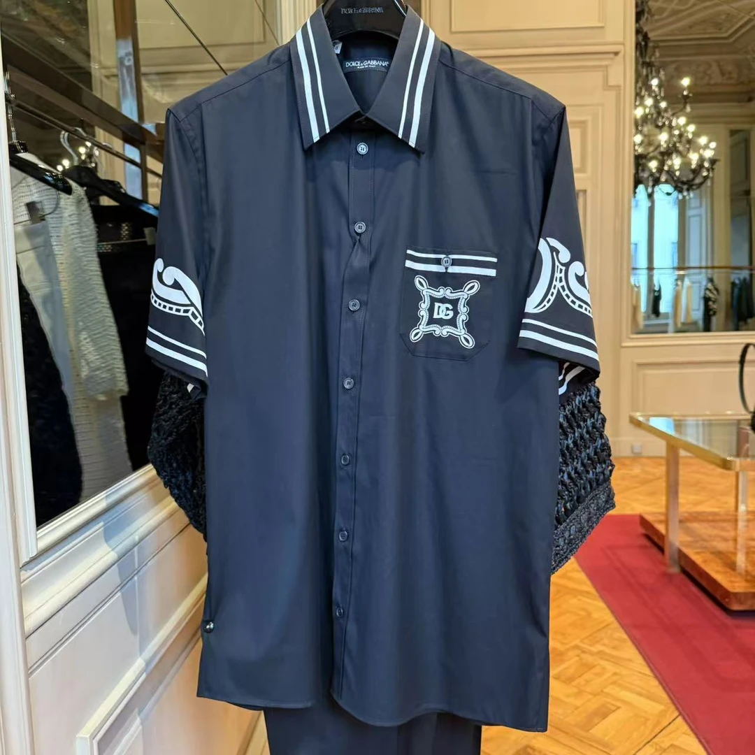 【CC在欧洲】D....G 新款 男款衬衫