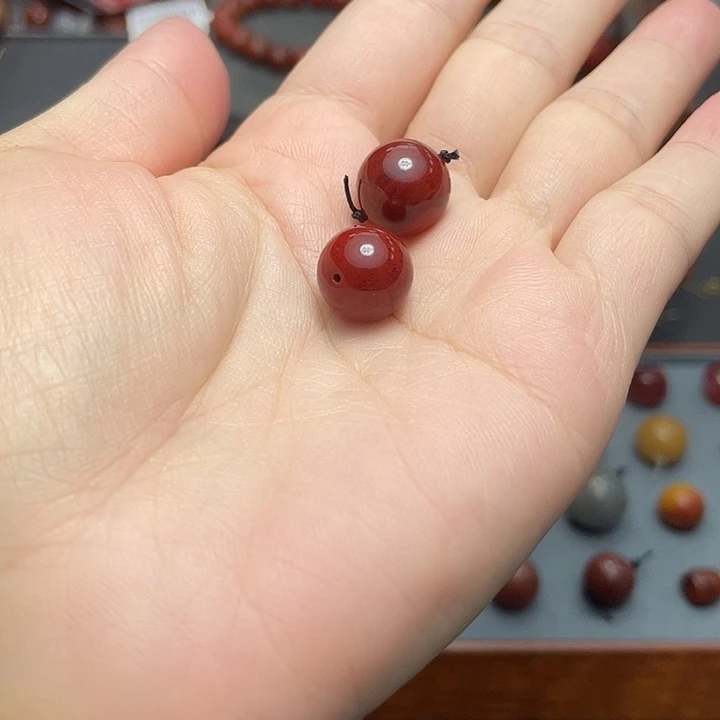 南红玛瑙单珠12多样性发1未镶嵌