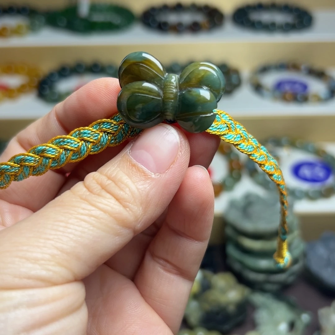 蛇纹石玉未镶嵌手链