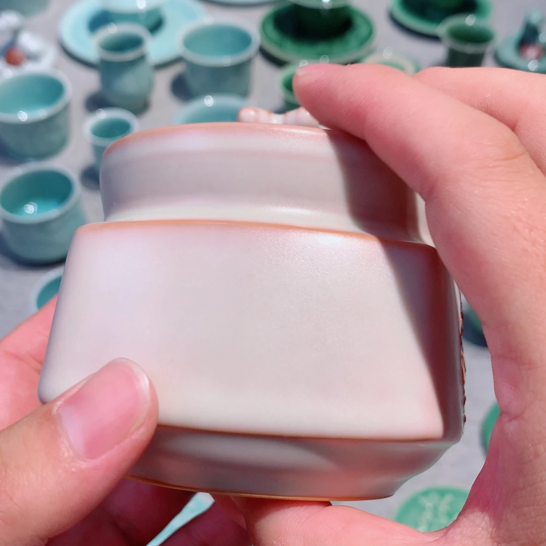 小***蛙龙泉青瓷茶具茶壶