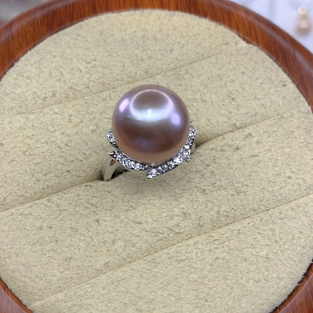 戒指合金淡水珍珠