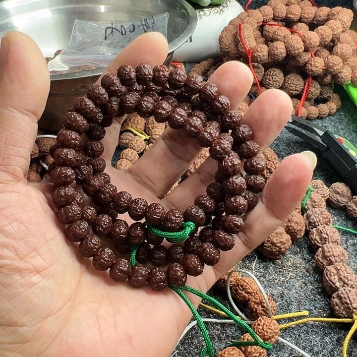 抖***销手串金刚菩提老树南瓜王脖挂有黄口
