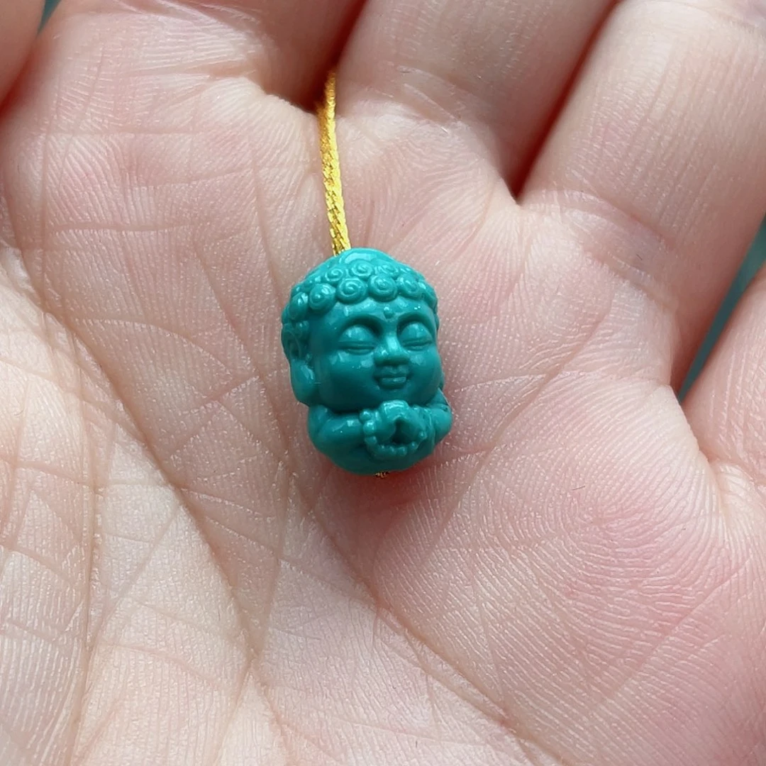 绿松石未镶嵌颈饰