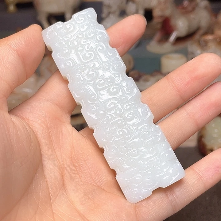 和田玉未镶嵌挂件用*