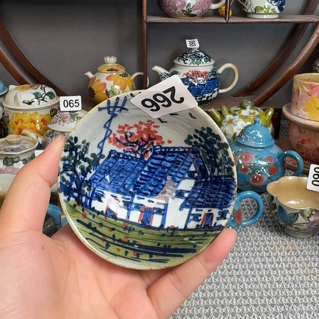 摆件人*儿景德镇手工制作