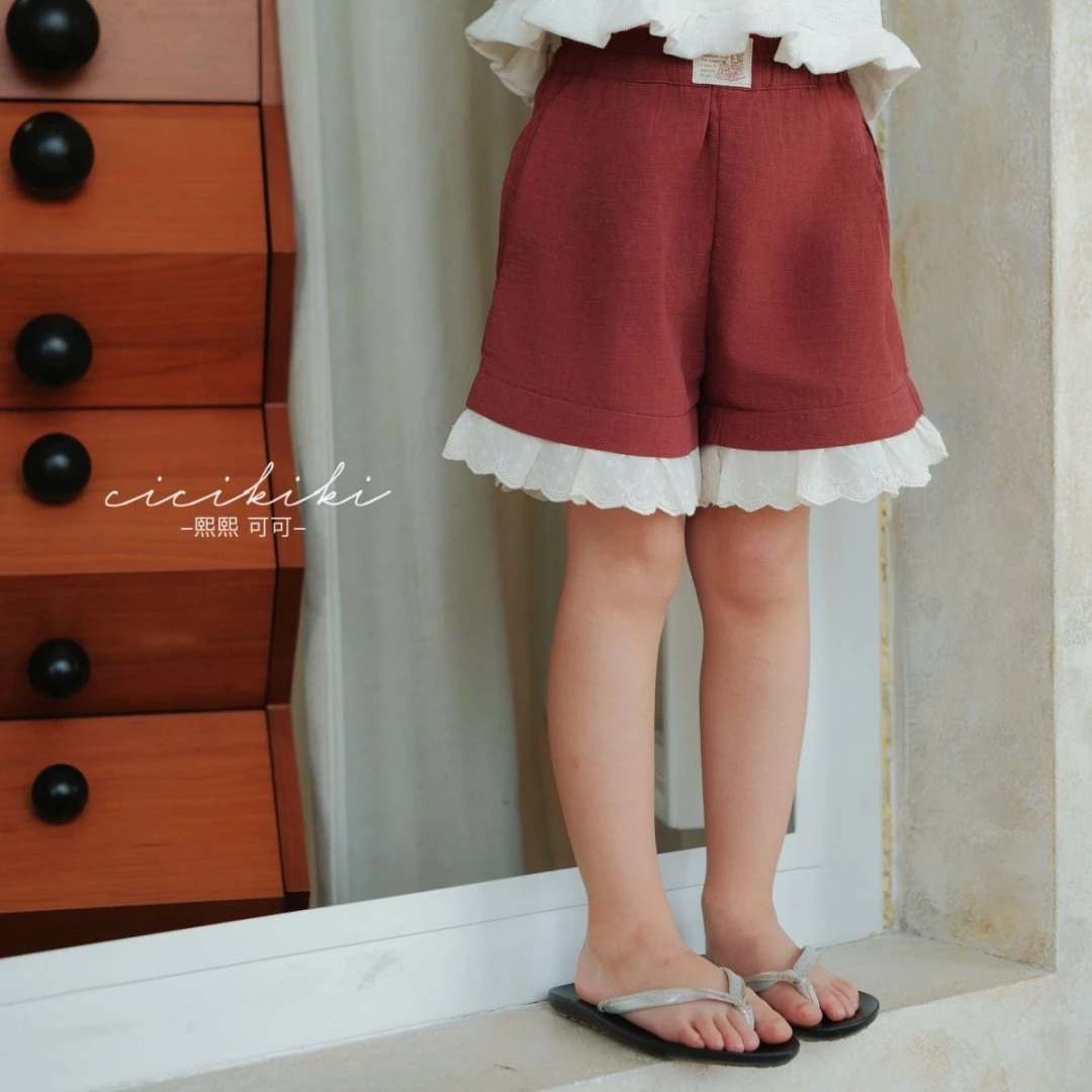 【棉田】2025夏季新款时尚品质百搭洋气短裤休闲裤 熙熙可可KZ2559