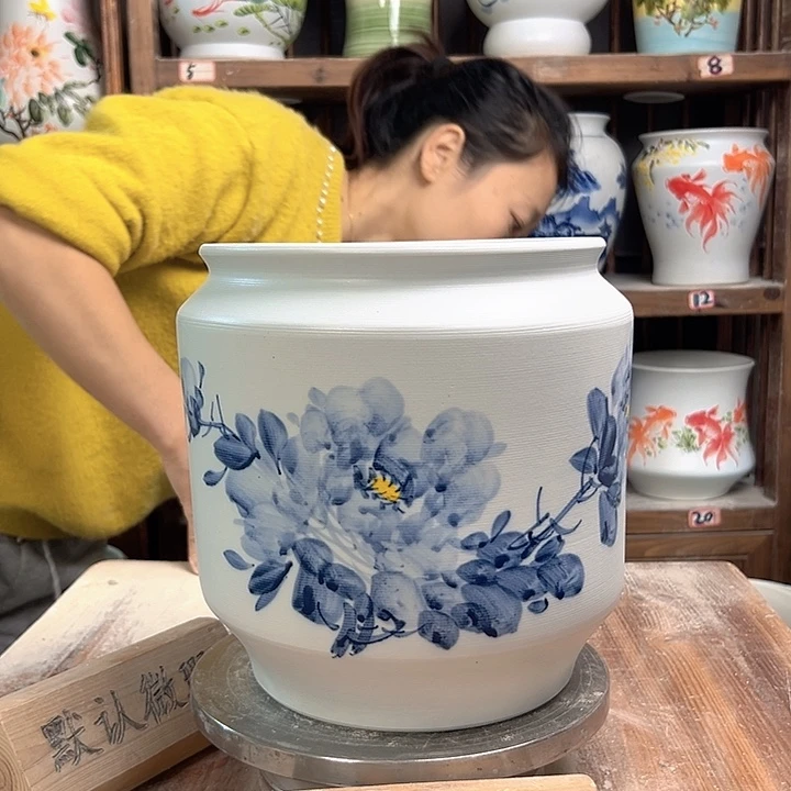 陶电饭煲兰兰牡丹