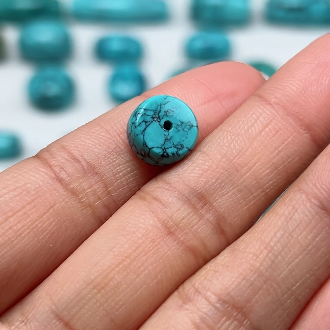 绿松石珠宝奇石未镶嵌无****毛