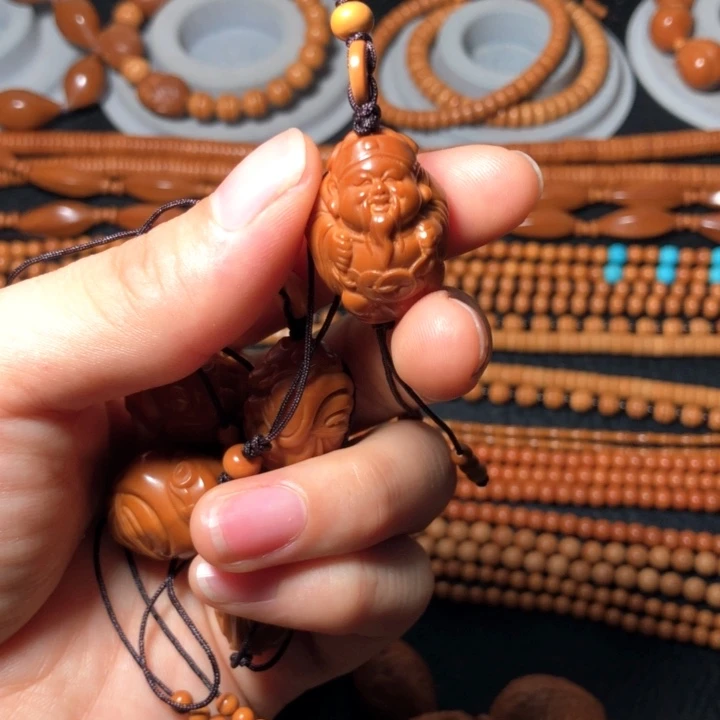 橄榄核手串/手链元甲财神