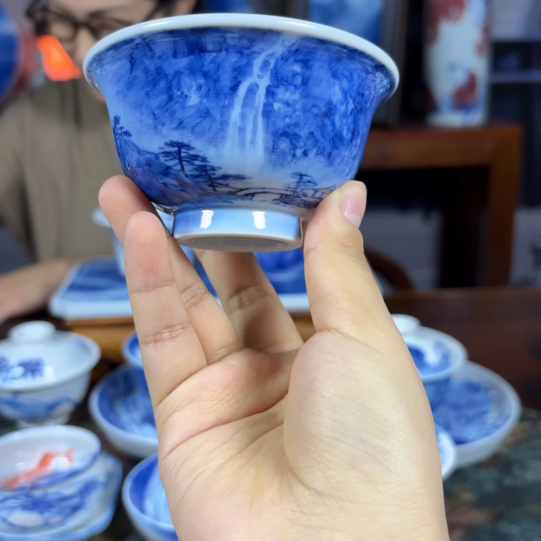 H***F国一王老师手绘山水