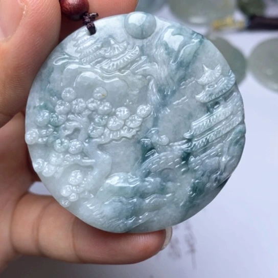 颈饰未镶嵌翡翠翡翠