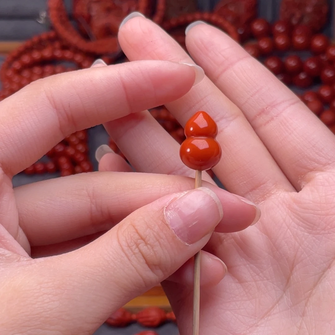 南红玛瑙未镶嵌配饰卡11mm