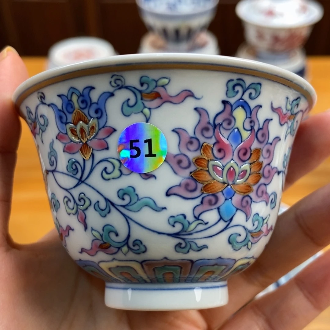 手绘现代茶具非古董