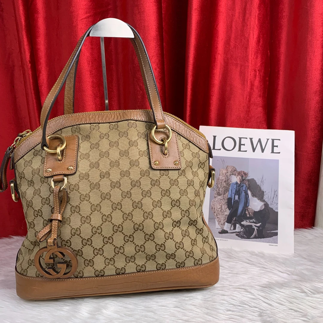 95新 GUCCI/古驰 老花单肩手提包/FYKH08508078/8078