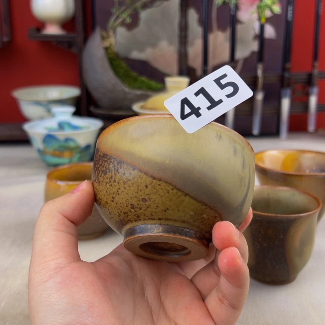 杯子纯手工柴烧主人杯