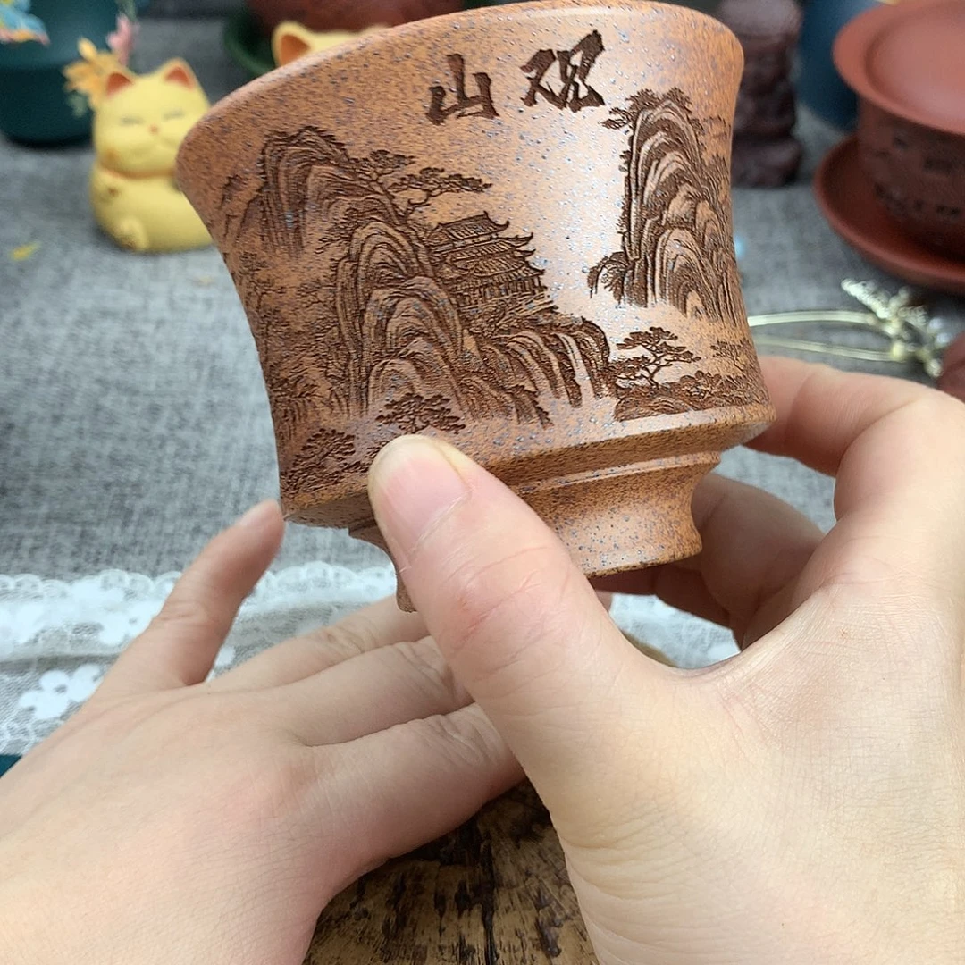 茶杯紫砂高端主人杯