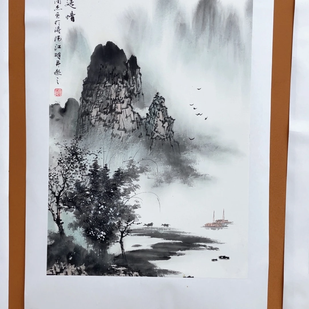 国画何润杰老师作品欣赏