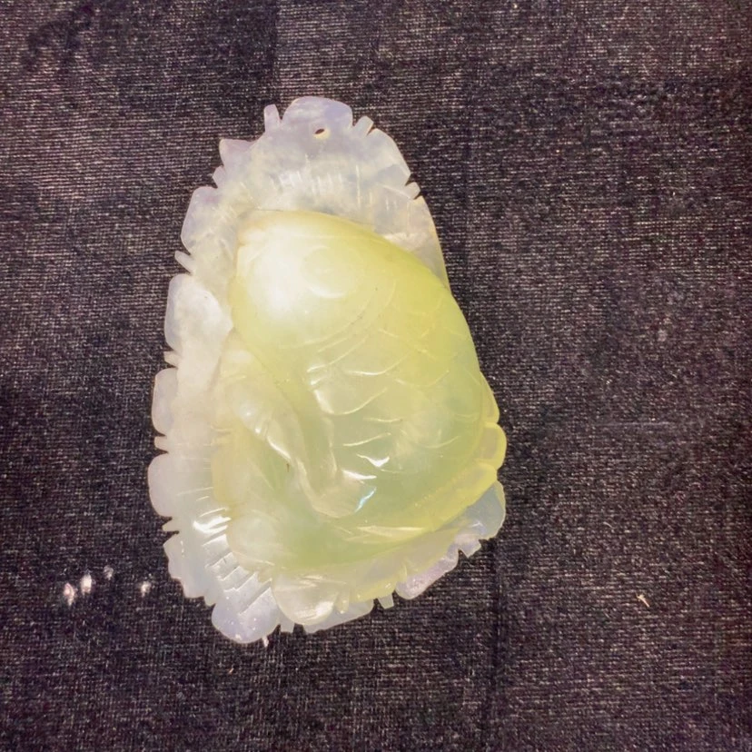 【闪购商品】未镶嵌蛇纹石玉摆件覆膜借****为