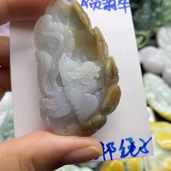 颈饰未镶嵌翡翠天然翡翠
