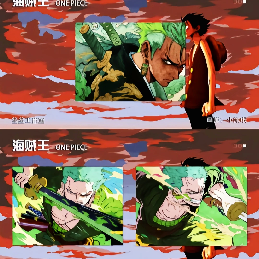 【拆盒】笙笙手绘工作室《航海王》手绘卡第9弹盲盒