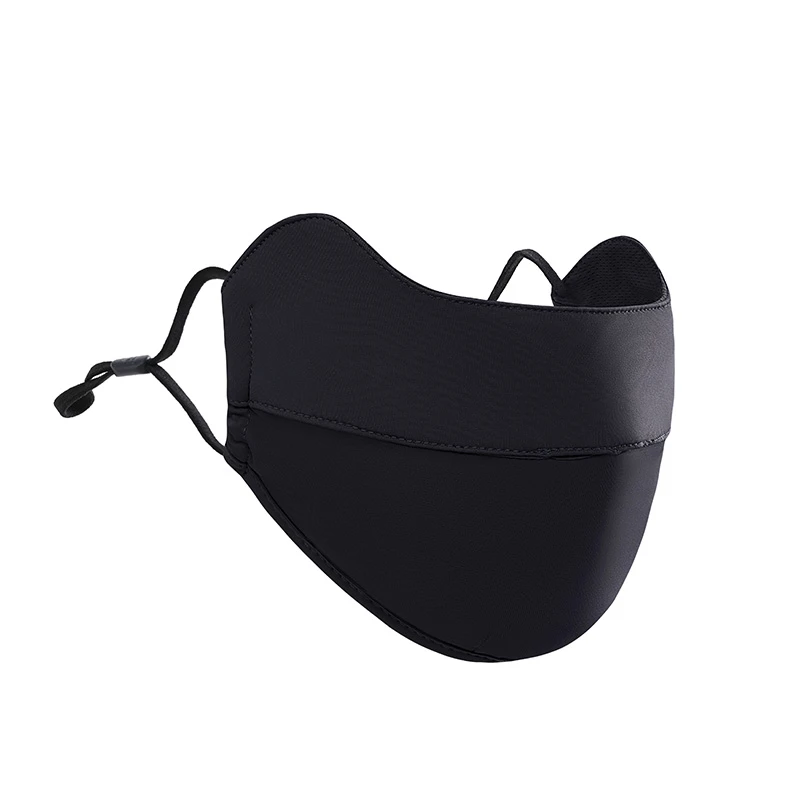 茉寻纯色防晒口罩冰纱凉感防晒面罩户外防紫外线赠品口罩