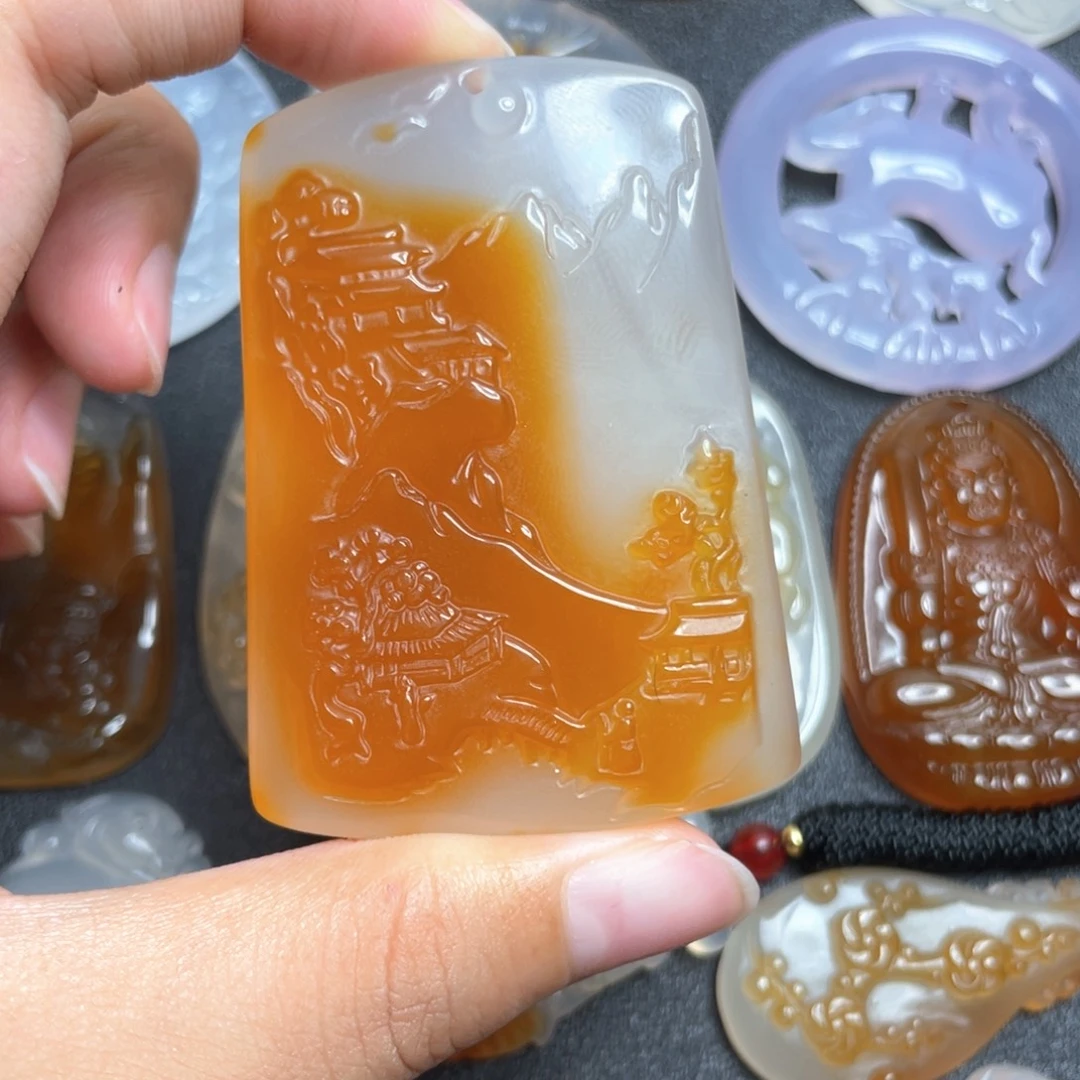 未镶嵌颈饰玛瑙/玉髓