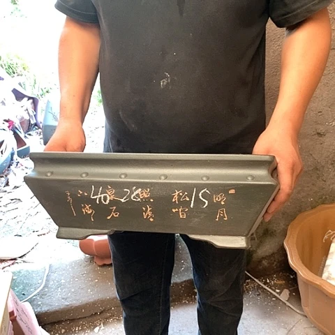 紫砂花盆手工制作