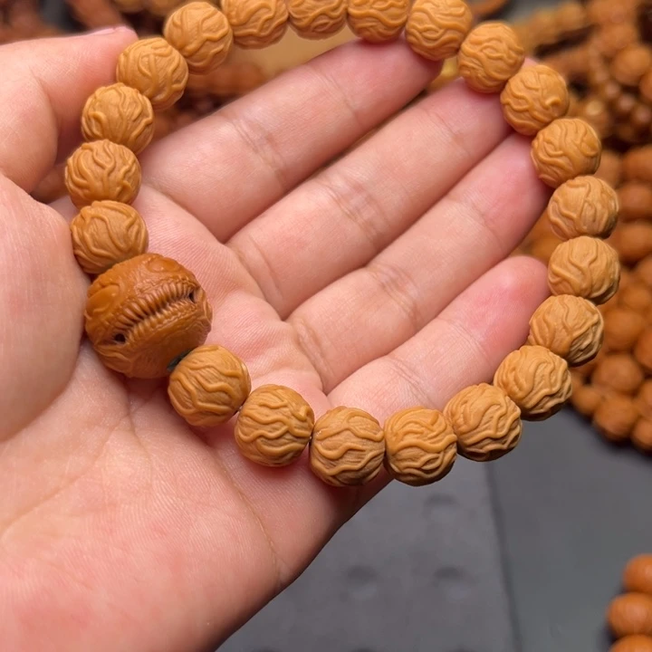 吊坠猴头核桃1.1尺寸毒液