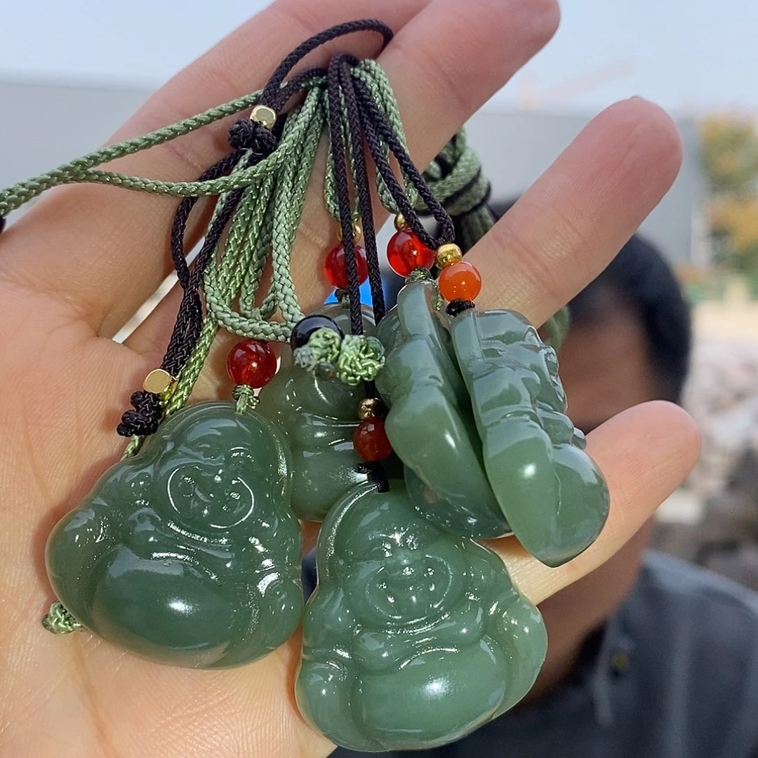 未镶嵌手链和田玉佛