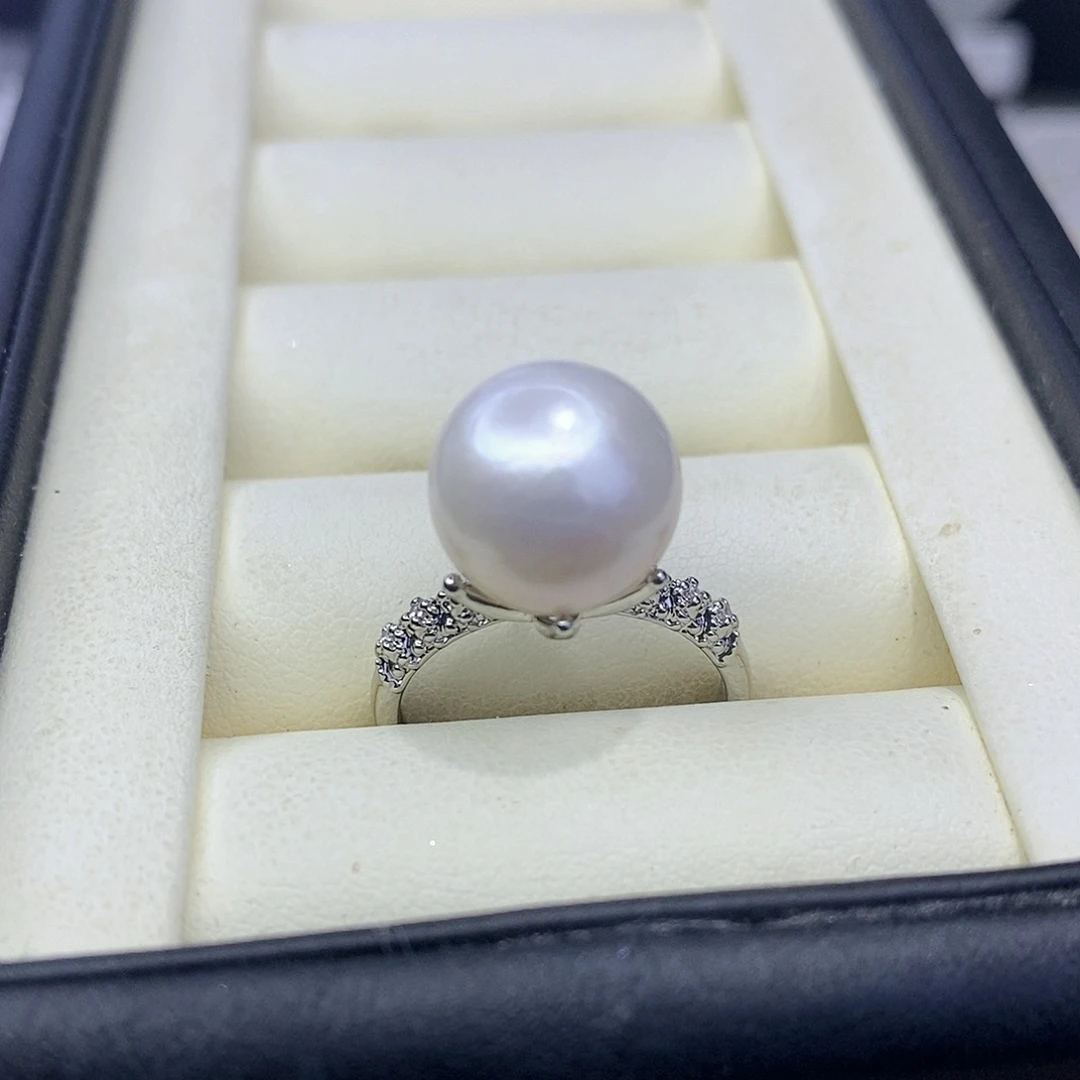 戒指合金淡水珍珠