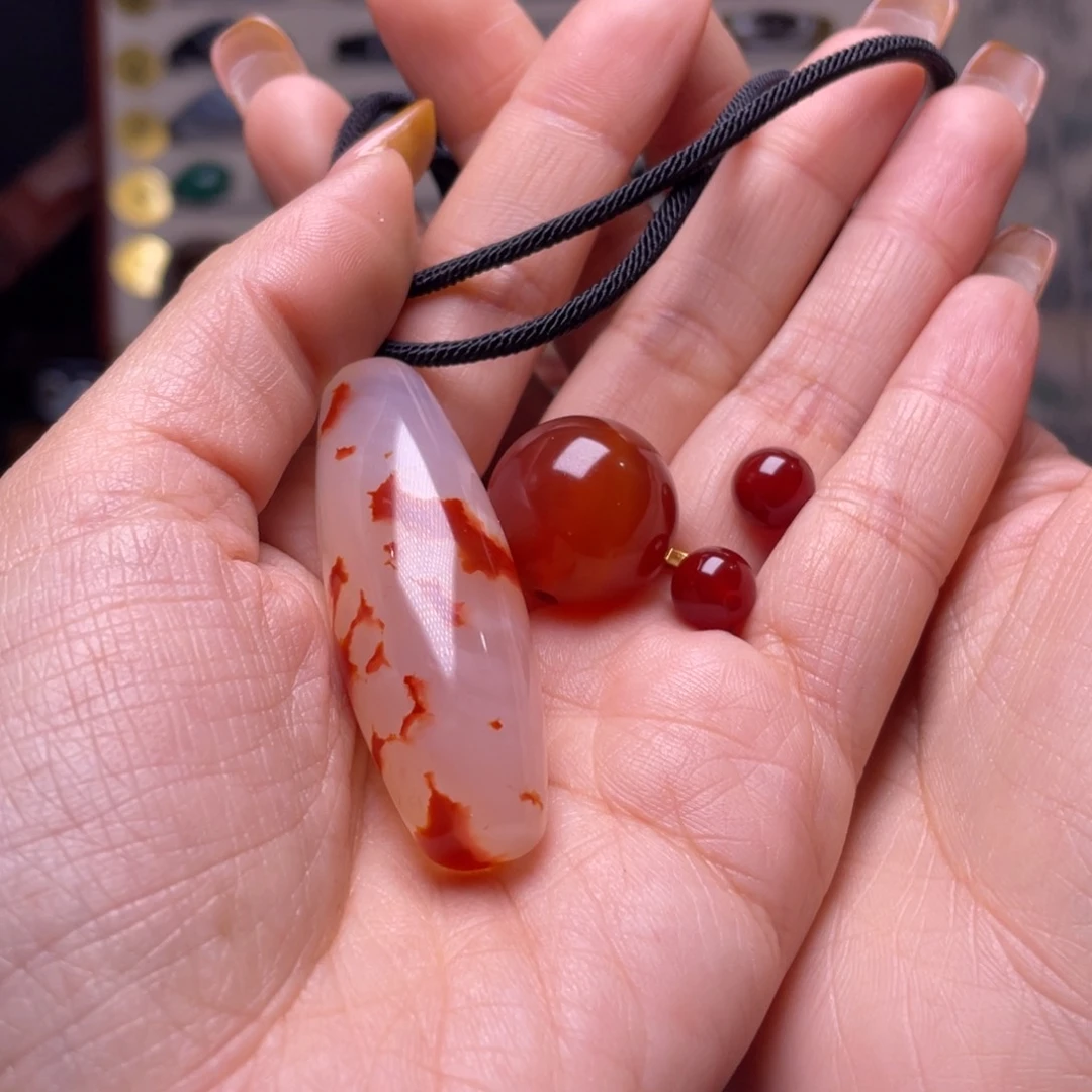 玛瑙/玉髓珠宝奇石未镶嵌听*拍2