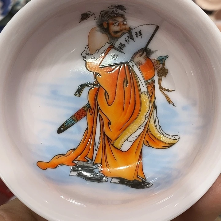 摆件陶景德镇陶瓷主人杯1344