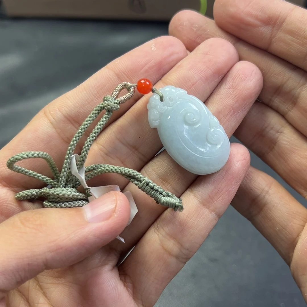 颈饰未镶嵌翡翠多样性拍一发一翡翠手工如意